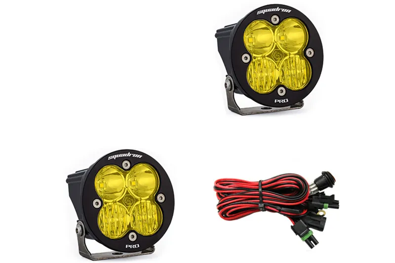 Baja Designs Squadron-R Pro Edition Driving/Combo LED Light Amber (Pair) | 597813