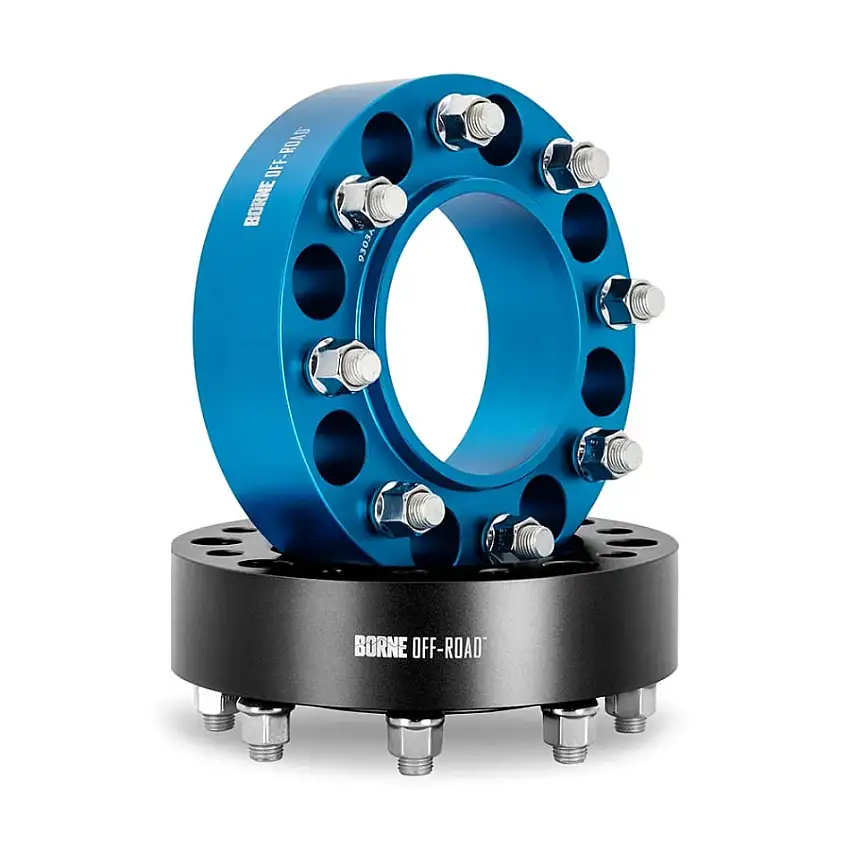 Mishimoto Borne Off-Road Wheel Spacers | 8x6.5" Bolt Pattern | M14x1.5 Studs | 121.3mm Center Bore