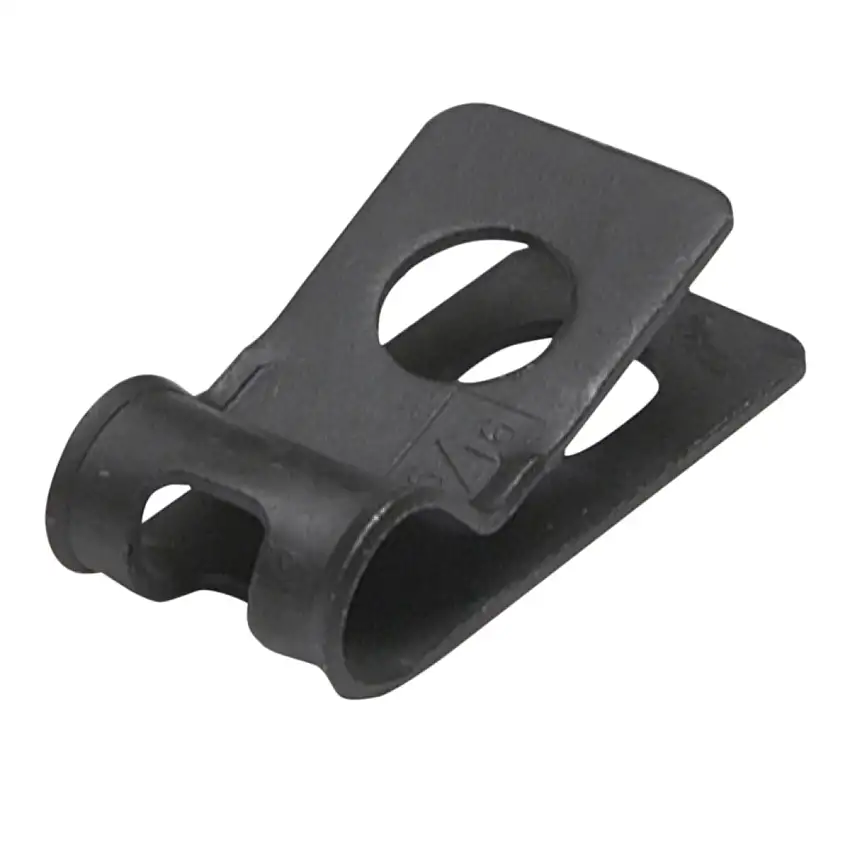 Brake and Fuel Line Clip Single R Style 5/16" Painted Black 1pc