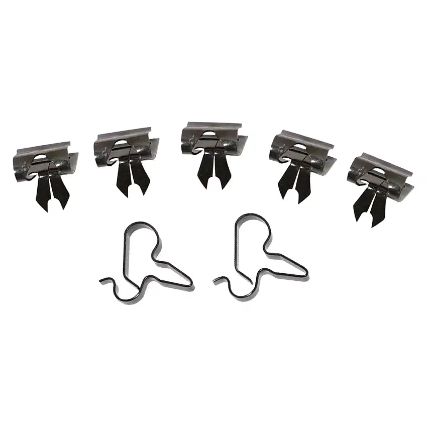 1958-62 Chevrolet Corvette Brake Line Clip Kit 7pc
