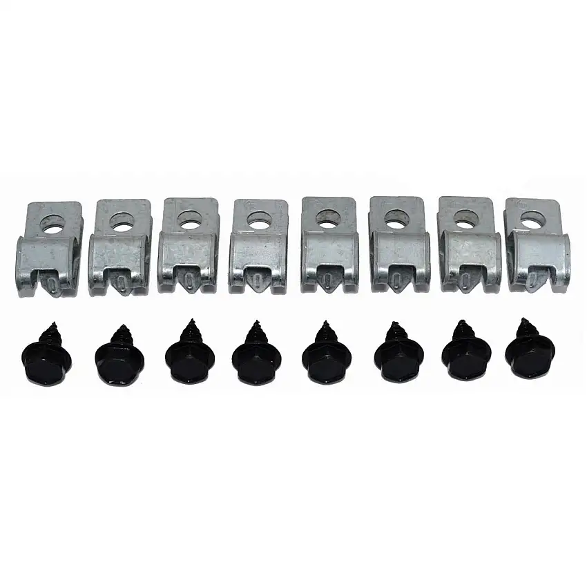 1971-73 Chevrolet Corvette Fuel Line Clip Kit 16pc