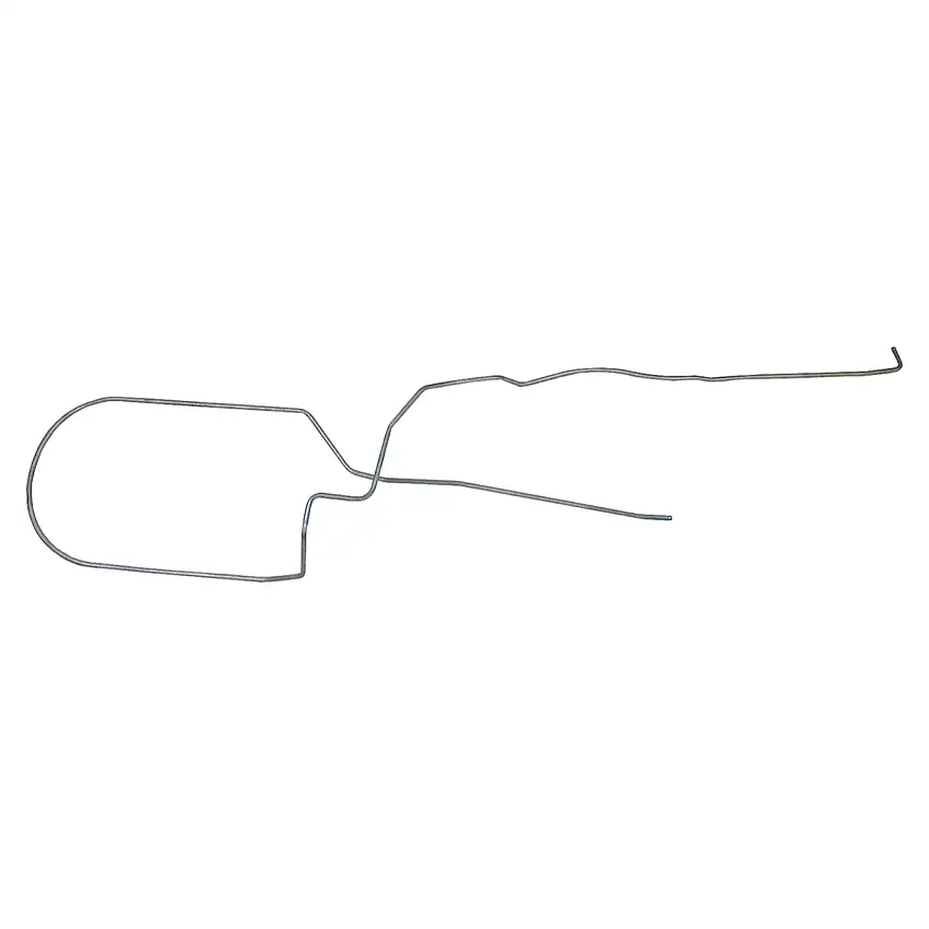 1974-77 Chevrolet Corvette 3/8" Main Fuel Line 1pc, OE Steel