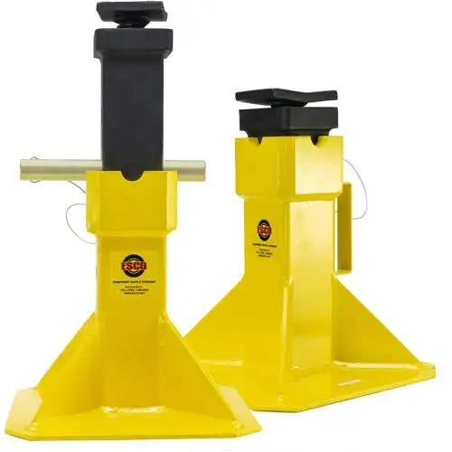 22 Ton Jack Stands with Adjustable Screw Top Saddle (Pair)