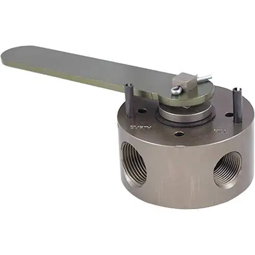 Liquid Transfer Pump 4-Way Metal Valve