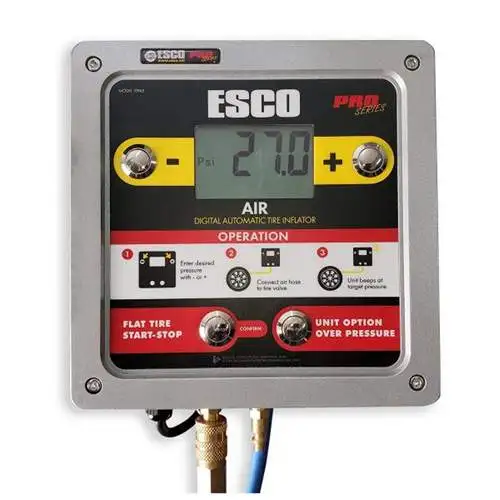 Digital Wall Mounted Tire Inflator Aluminum