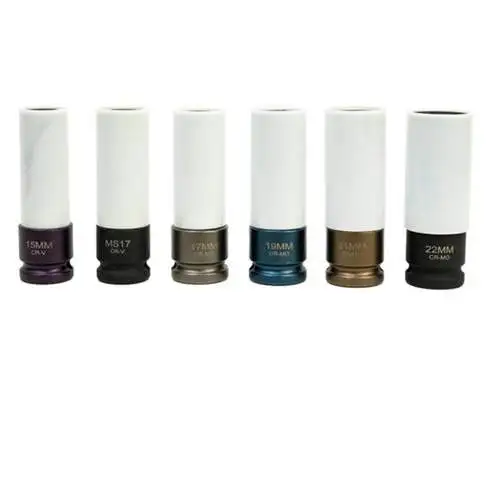 Impact Socket Set (6-Piece), 6PC Socket Set (Dr.1/2", MS17&15/17/19/21/22mm)