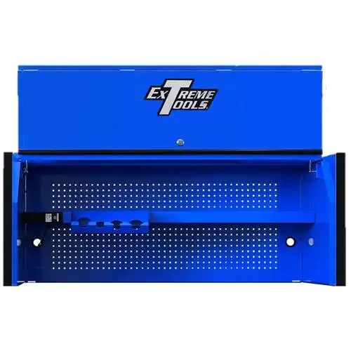 55 Inch RX Series Power Workstation Hutch, Blue/Black