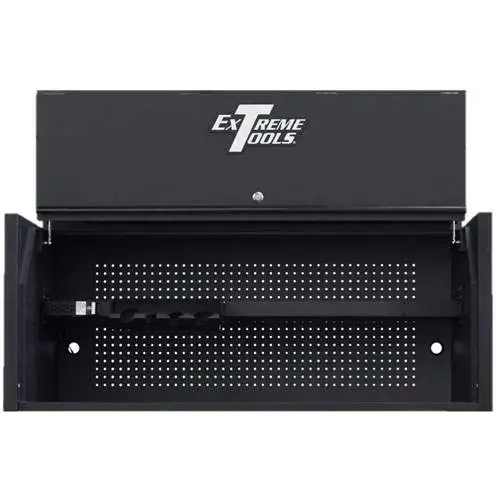 55 Inch RX Series Power Workstation Hutch, Matte Black/Black