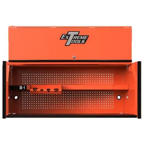55 Inch RX Series Power Workstation Hutch, Orange/Black