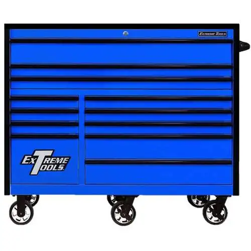 55 Inch RX Series Roller Cabinet, Blue/Black