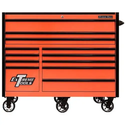 55 Inch RX Series Roller Cabinet, Orange/Black