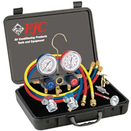 R134A Aluminum Manifold Gauge Set, Tool Assortment