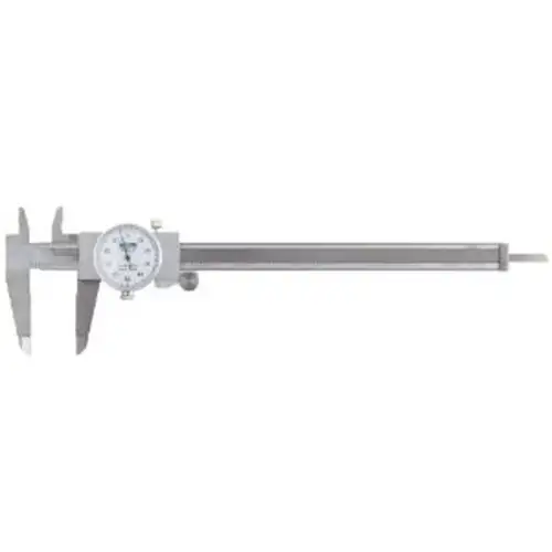 8 Inch Shockproof Dial Caliper - White