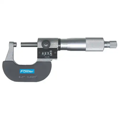 Digit Counter Micrometer, 0-1" Range