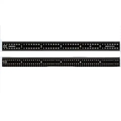 6 Inch Black Flex Rule 5R