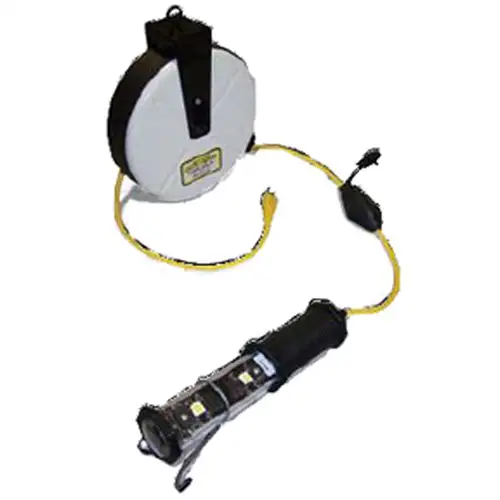 Stubby II LED Cord Reel With End Light And Tool Tap