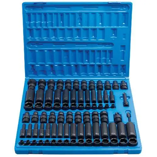 Impact Socket Master Set, 81 Pieces, For 38" Drive