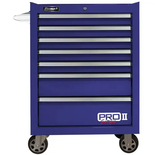 27 Inch Pro Ii 7-Drawer Roller Cabinet, Blue