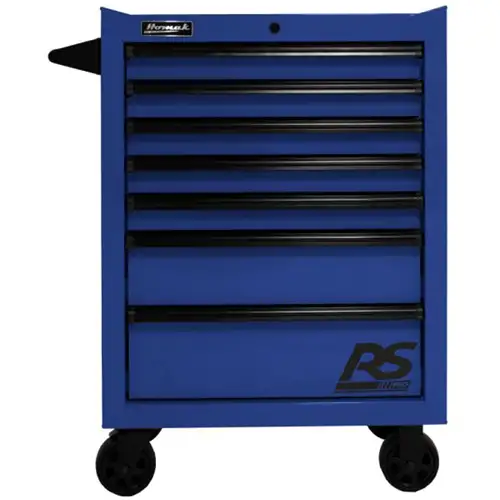 27 Inch Rs Pro 7 Drawer Roller Cabinet, Blue