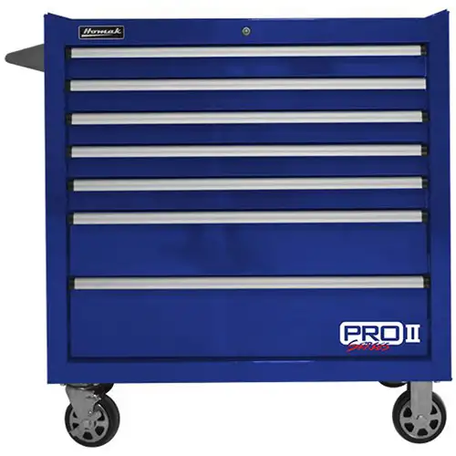 36 Inch Pro Ii 7-Drawer Roller Cabinet, Blue