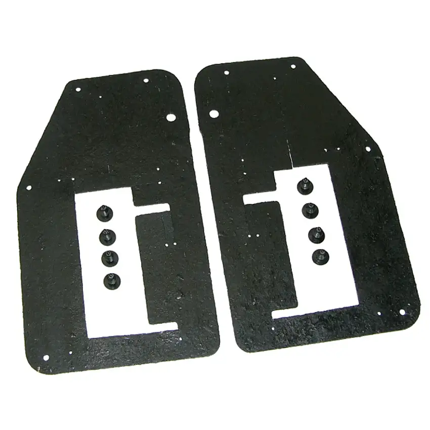 1968-72 Pontiac GTO Core Support To Frame Rail Seals With Push Clips 10pc