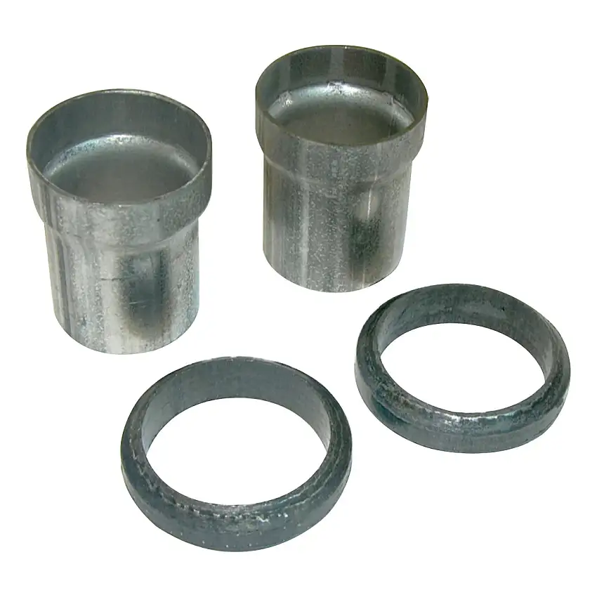 1968-72 Chevelle Small Block 2" Head Pipe Sleeves & Gaskets 4pc