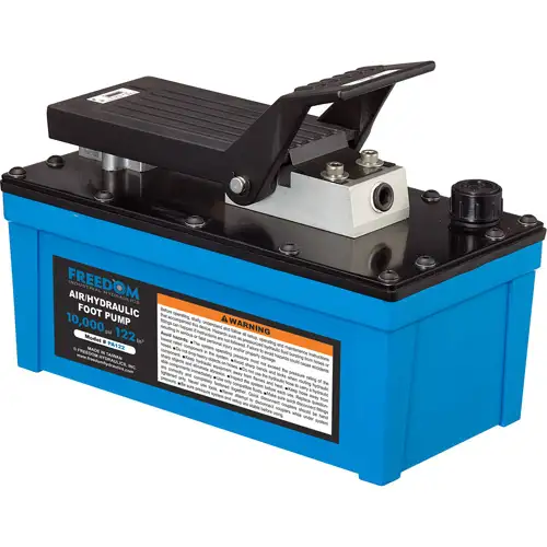 122 In3 10,000 PSI Air Actuated Hyd Treadle Pump