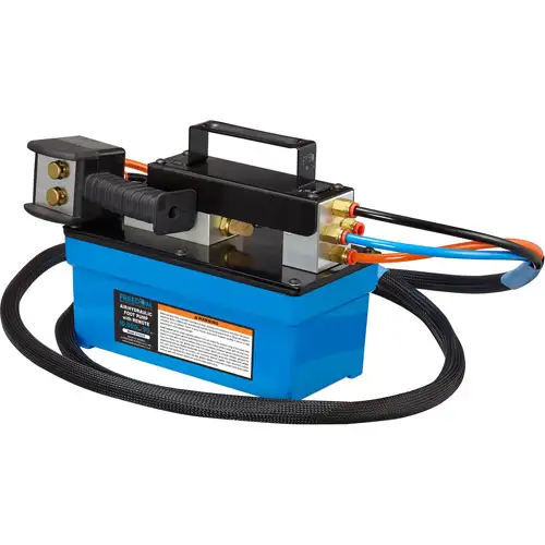 10,000 PSI Air/Hydraulic Treadle Pump W/ Remote, 90 cu. In.