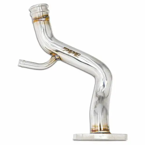 PPE Polished 304 SS Coolant Tube for 06-07 GM 6.6L LBZ Duramax Diesel