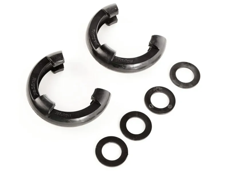 Rugged Ridge 3/4" Black D-Ring Isolator Kit (Pair) 11235.30