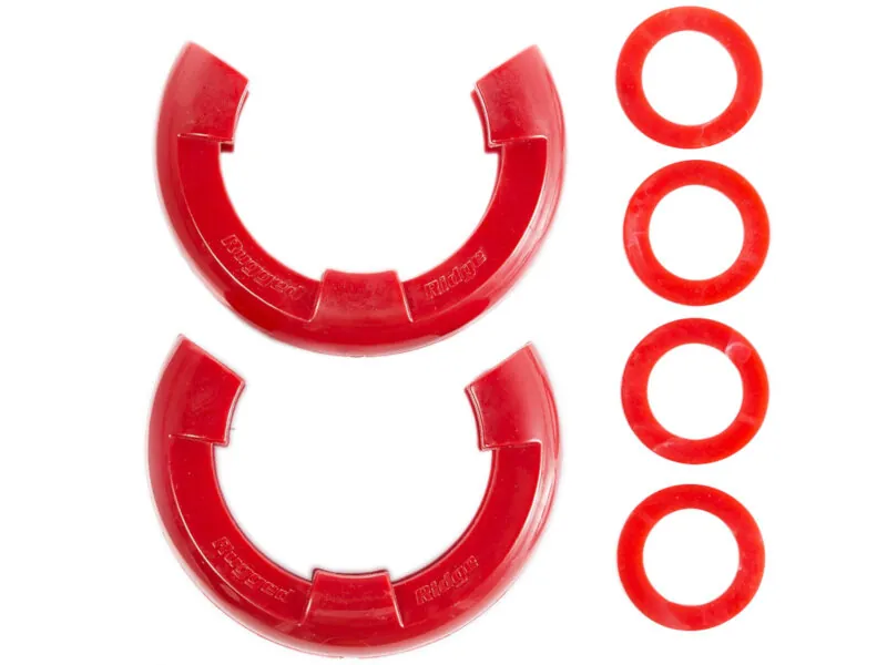 Rugged Ridge 7/8 inch Red D-Ring Isolator Kit (Pair) | 11235.41