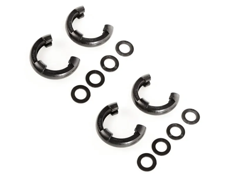 Rugged Ridge 7/8" Black D-Ring Isolator Kit (Set of Four) 11235.70
