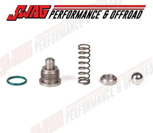 Oil Pump Relief Valve Spring Plug & Seals** For 94.5-03 Ford 7.3L Powerstroke
