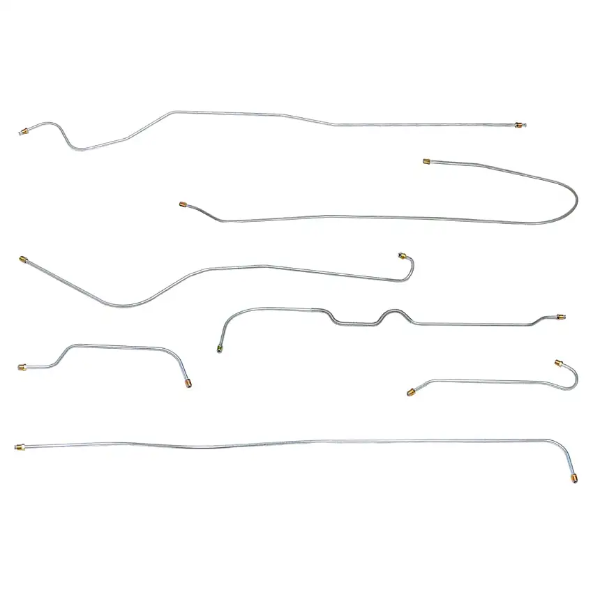 1940 Cadillac Series 62 129" WB Complete Brake Line Kit 6pc, Stainless