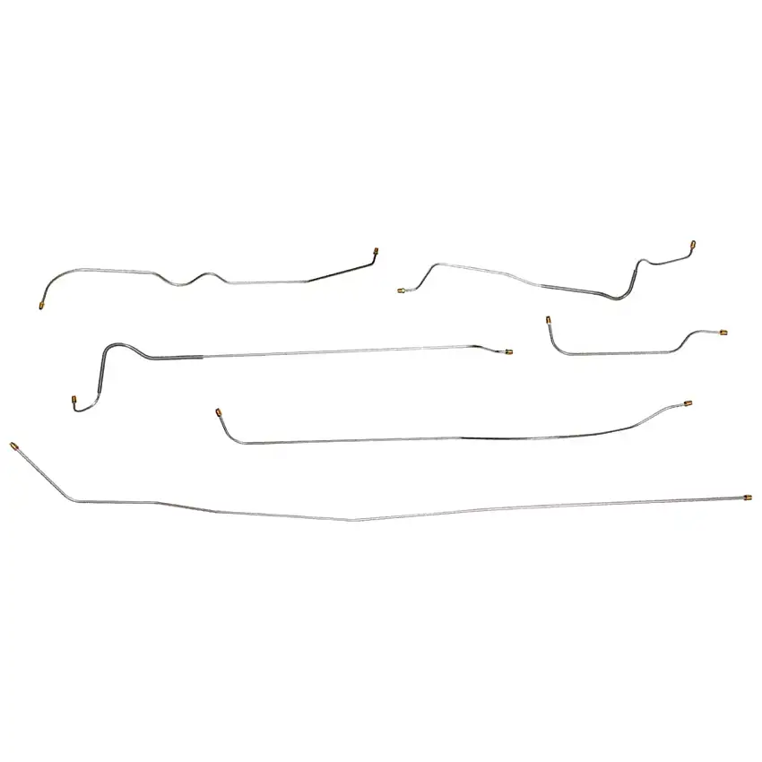 1952-53 Cadillac Series 62 126" WB Complete Brake Line Kit, Stainless
