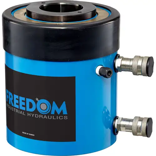 100 Ton Double Acting Hollow Hole Cylinder, 3.00" Stroke