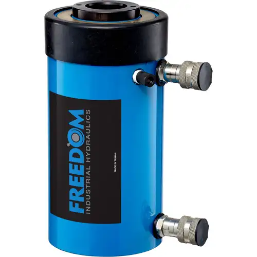 60-Ton Double-Acting Hollow Hole Cylinder, 6.50" Stroke