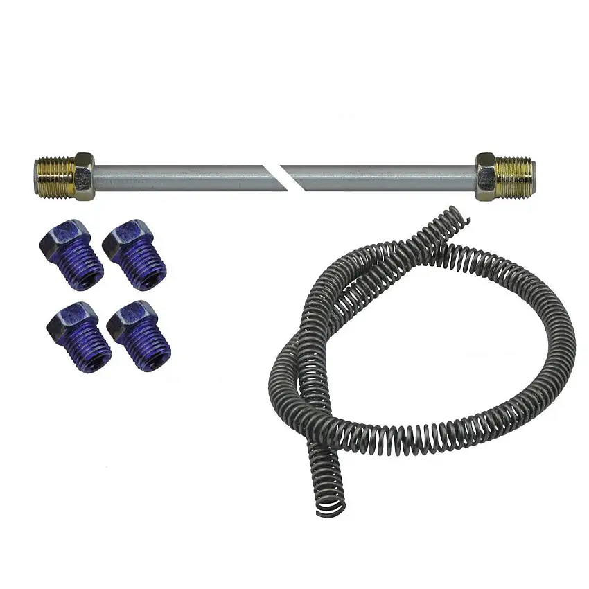 DIY Brake Plumbing Kit 1999-07 Chevrolet GMC Truck Rear Axle Line Repair Kit OE Steel