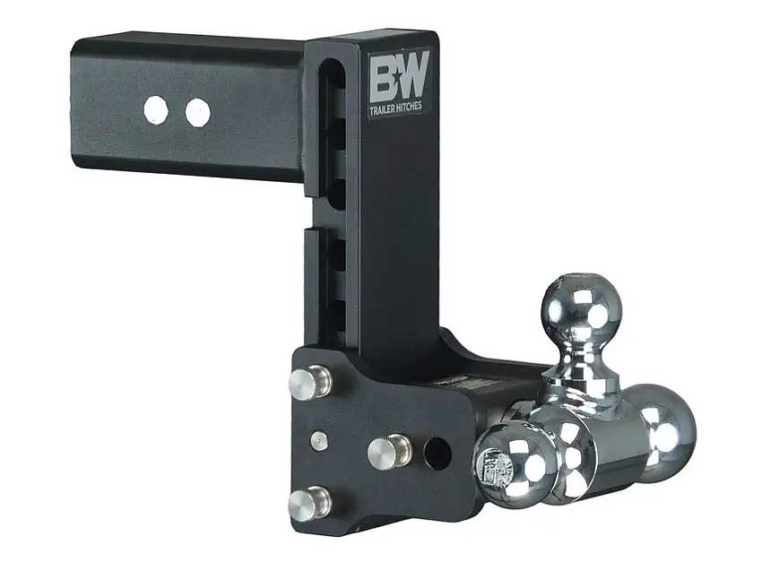 B&W 21K 7-1/2" Drop 7" Rise ( 1-7/8" , 2-5/16" Balls) Adjustable Ball Mount Hitch For 3" Recievers TS30049B