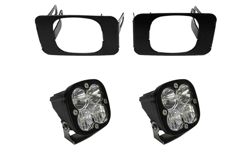 2017-2022 Ford F250 & F350 Baja Designs Squadron Sport Driving/Combo Off-Road LED Light Fog Kit (Includes Mounts) BAJA-| 630816