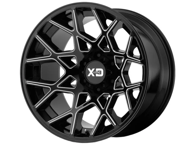 2004-2026 Ford F150 XD 831 20x10 Gloss Black Milled Chopstix Wheel (-24mm Offset) | XD83121063324N