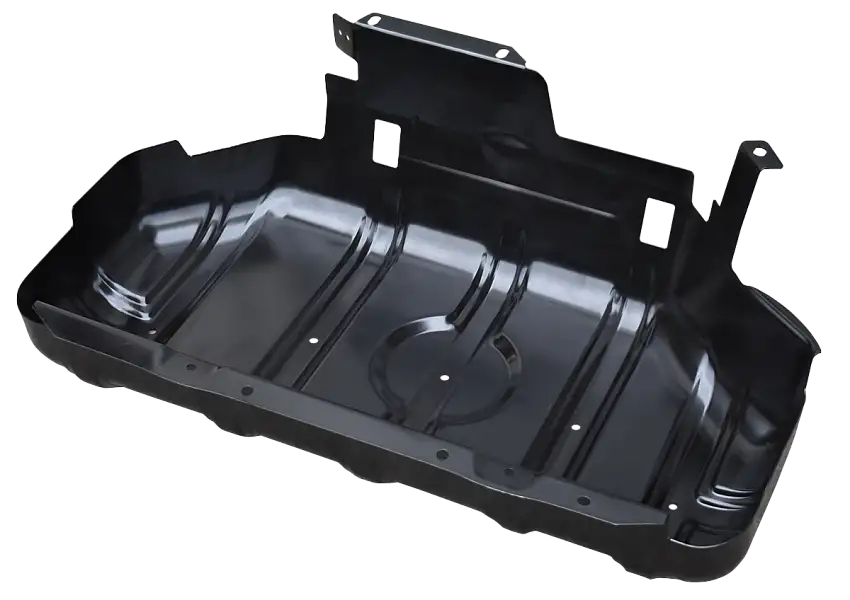 KeyParts Fuel Tank Skid Plate for 97-06 Jeep Wrangler TJ & 04-06 Wrangler TLJ 0485-301