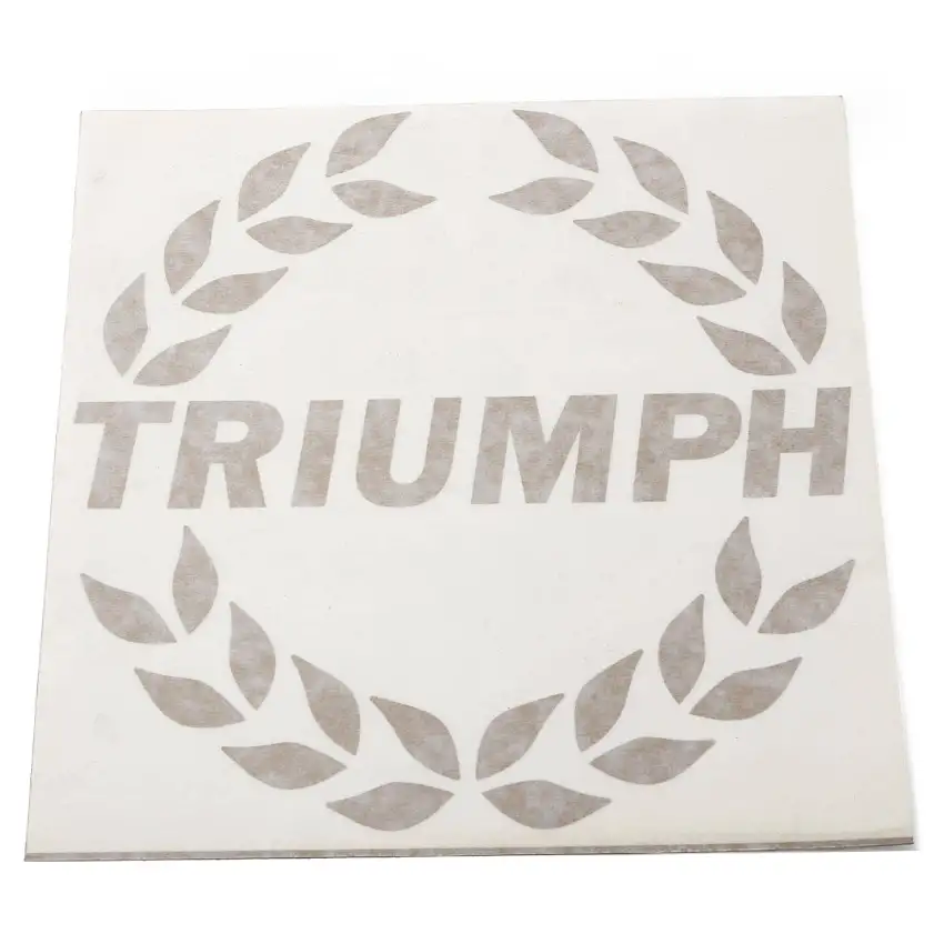 TRIUMPH DECAL, apron panel, gold