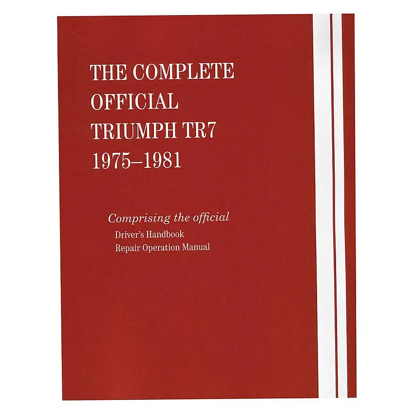 Library | Bentley Shop Manual - The Complete Official Triumph TR7 1975-1981
