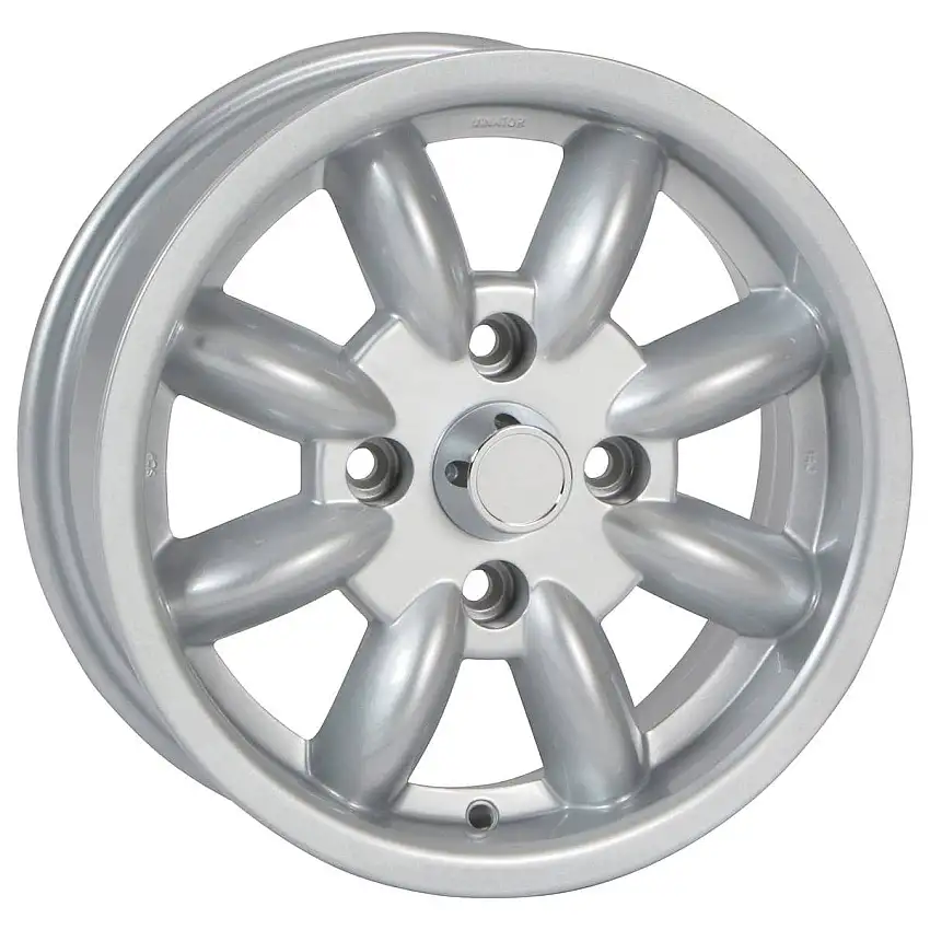 Minilite Style Wheel - Bolt-On - Silver - 14" x 6"