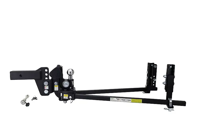 Weigh Safe TrueTow Heavyweight WDH - 4" Drop, 2.5" Shank - 22,000 GTW w/Hitch Pin TTHW4-2.5XL-KA