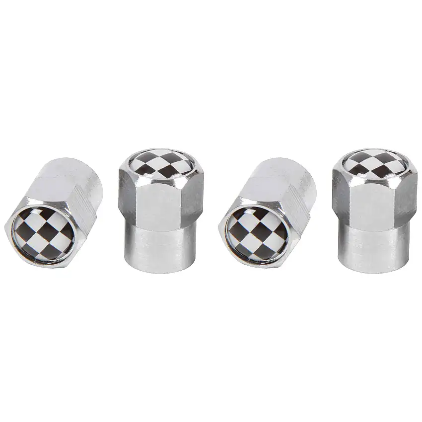 Checker Board Valve Stem Caps