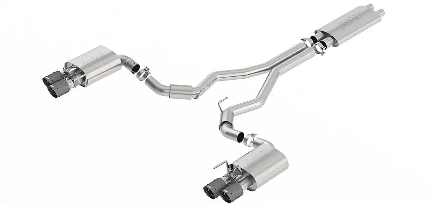 Borla 1014046CF Cat-Back Exhaust System - EC-Type - Touring