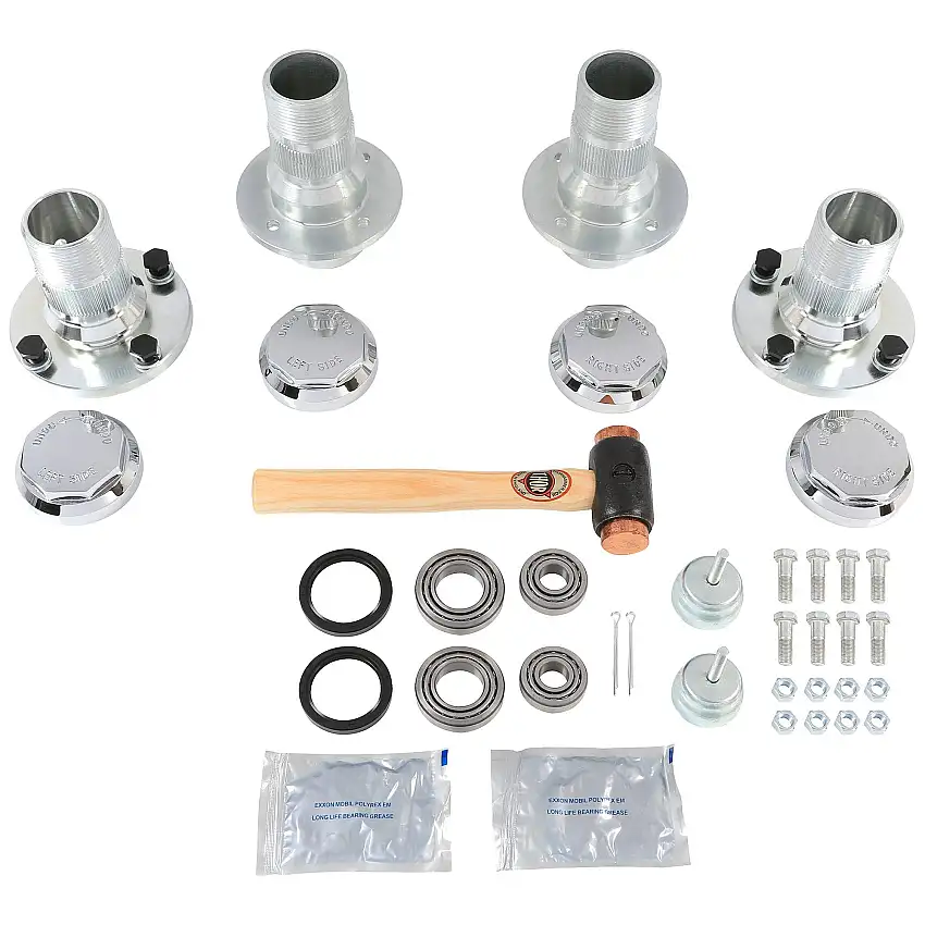 Wire Wheel Conversion with Octagonal Knock-Offs, Tube Axle MGB