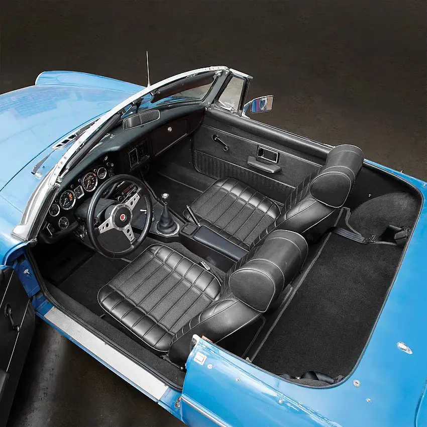 Complete Interior Kit, Black, MGB Roadster 1970-80